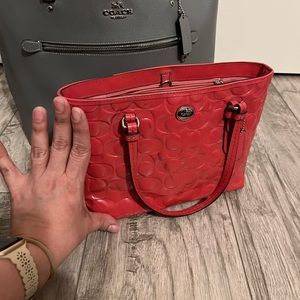 Coach fuchsia small bag